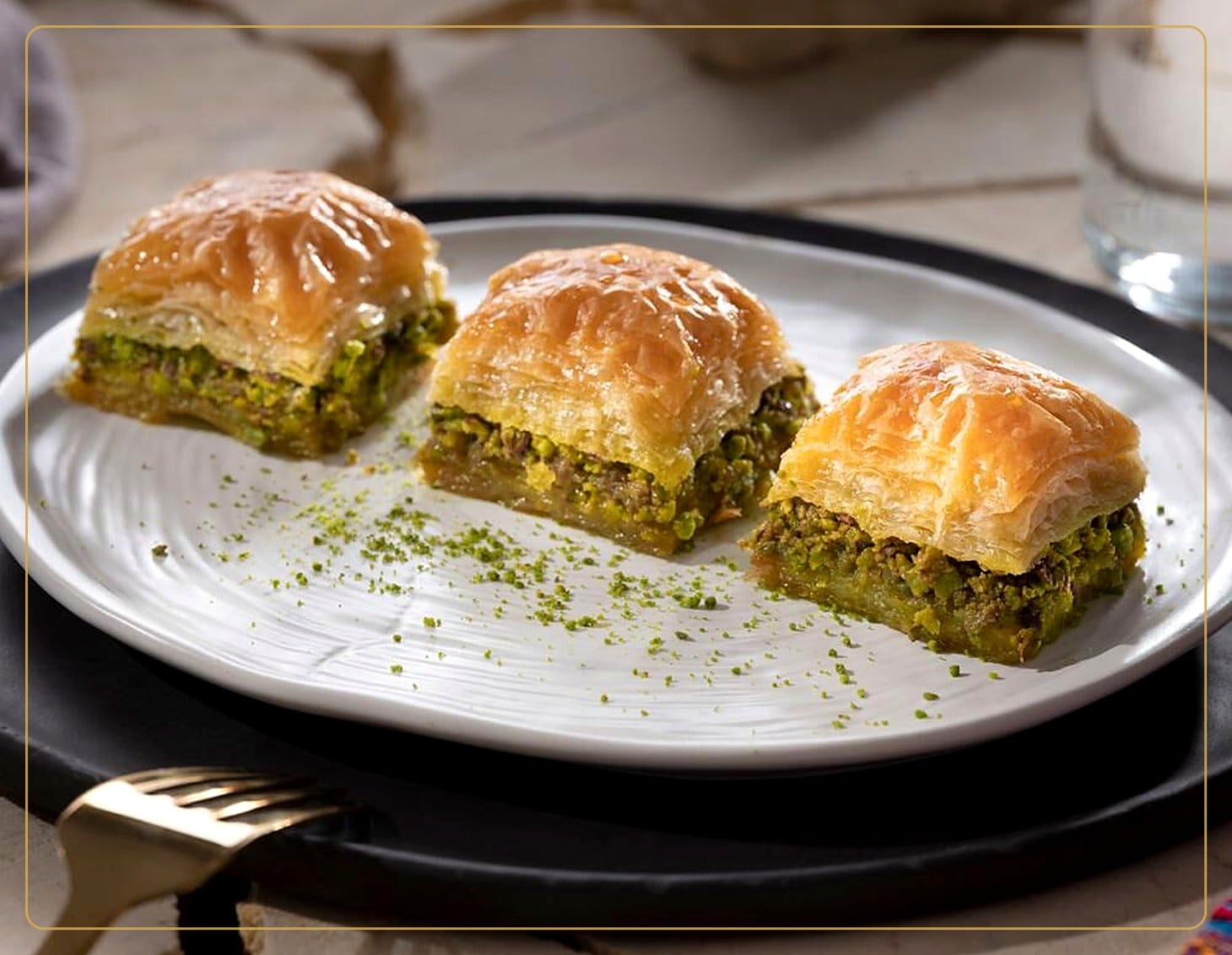 Mekik Baklava özel kare baklava