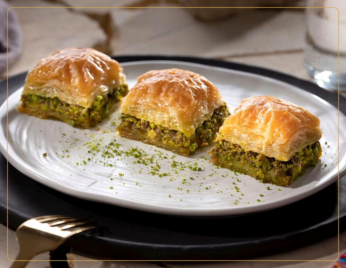 Mekik Baklava özel kare baklava